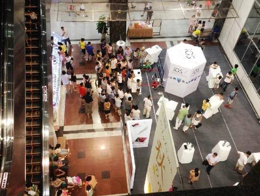 成都蘋果iphone5 IOS5展示活動(dòng)